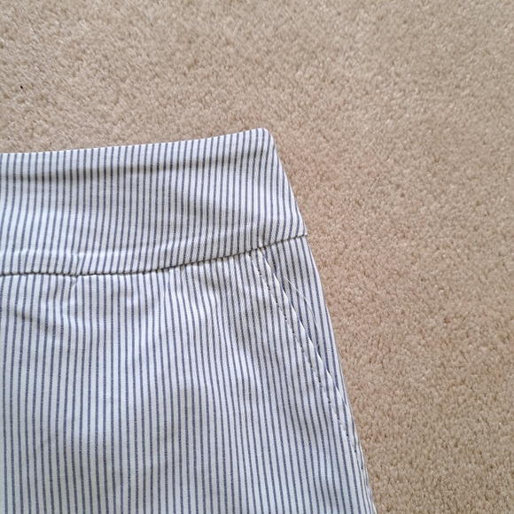 ❤️ S.C.& Co Pull On Skort Blue White Striped Stretch Skirt Women's Various Sizes - Picture 8 of 14